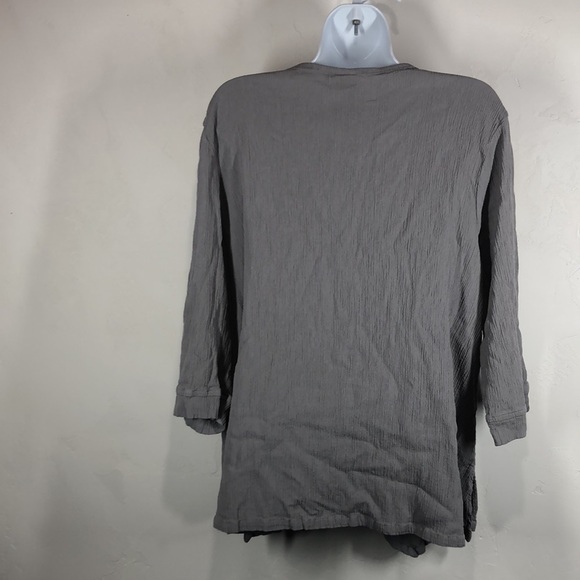 Focus Casual Life gray blouse size large - Picture 7 of 12